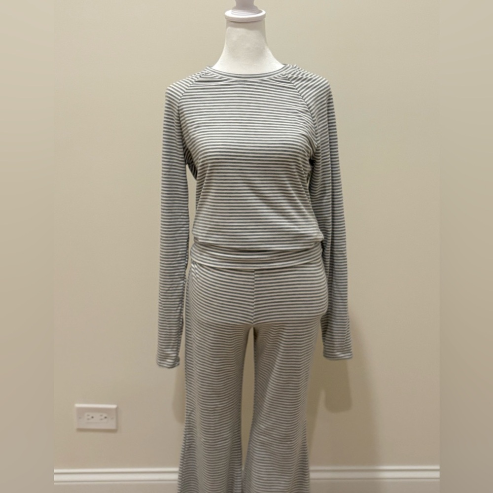 Teen Girl Striped Matching Set